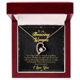 thumbnail image 1 of To Mom You With Me Forever Necklace w Message Card, 1 of 8