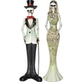 thumbnail image 1 of Figurine en Résine Squelette Couple Mariée & Marié pour Gâteau de Mariage, 1 of 1