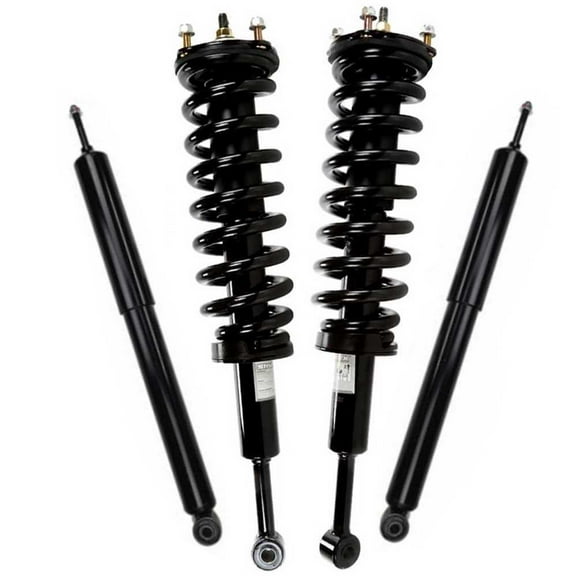 AutoShack Front Complete Strut & Coil Spring Shock Absorber Replacement for 2007-2021 Toyota Tundra 4-PC Kit