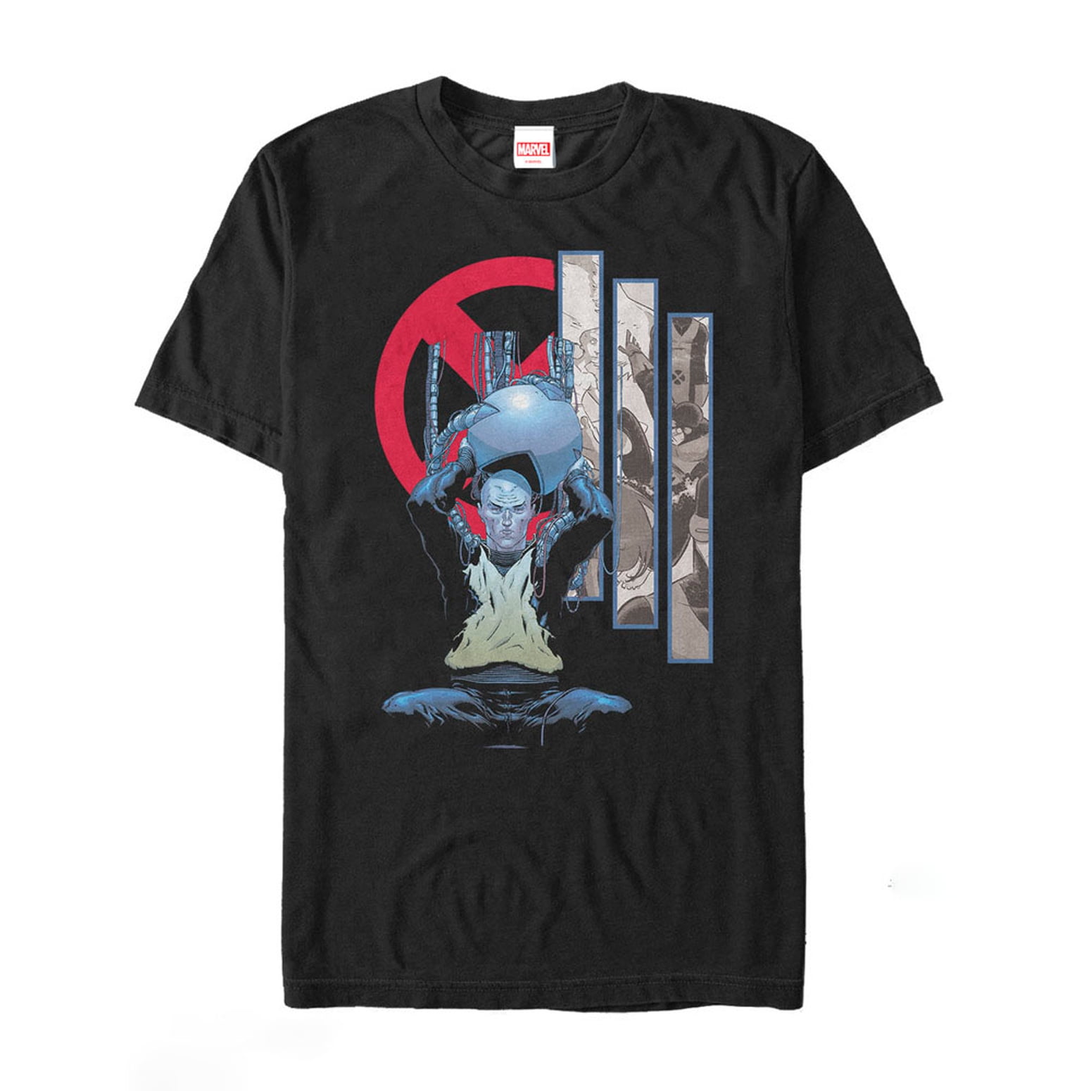 Men's Marvel X-Men Professor X Graphic Tee Black 3X Large