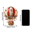 thumbnail image 4 of Festive Hot Air Balloon Christmas Decorations with Santa Claus, Holiday Tabletop Centerpiece for Office Desk, Home, and Party, Durable Resin Gift, 4 of 4