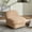 khaki, variant on Velvet Swivel Accent Chair with 360-Degree Rotation, Plush Upholstered Pumpkin-Shaped Seat on Sturdy Metal Base for Living Room, Bedroom or Office Comfort