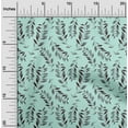 thumbnail image 2 of oneOone Polyester Lycra Sky Blue Fabric Leaves Craft Projects Decor Fabric Printed By The Yard 56 Inch Wide, 2 of 6