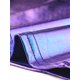 thumbnail image 5 of INSPIRAR CHIC Top sin mangas para mujer U Cuello Ropa de fiesta Clubwear Holográfico Brillante Metálico Top Corto S Azul Púrpura, 5 of 6
