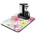 thumbnail image 1 of Floral Watercolor Microfiber Dish Drying Mat – 18x24 Inches, High-Absorbency, Ideal for Kitchen Countertops, 1 of 7