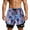#2Purple, variant on MYAOYI Mens 2 in 1 Tropical Swim Trunks Quick Dry Running Shorts with Compression Liner