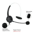 thumbnail image 3 of OTM Monaural Headset USB Headset - Mono - USB - Wired - Over-the-head - Monaural - Omni-directional Microphone, 3 of 4