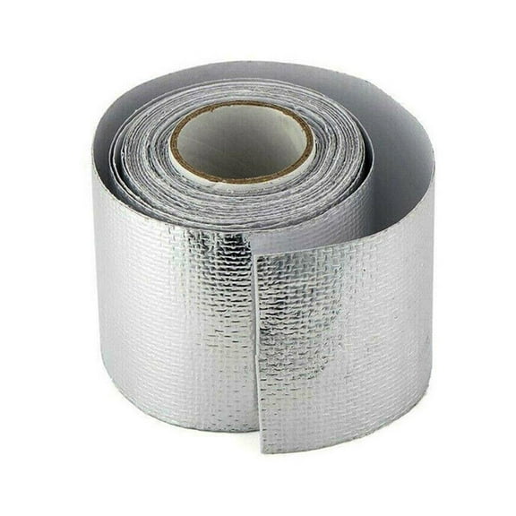 GRWIBEOU High Insulation Reflective Silver Adhesive Heat Tape, 5m x 5cm