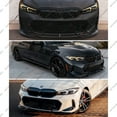 thumbnail image 2 of WheelX 3Pcs Front Bumper Lip fit for Compatible with BMW G20 3-Series 330e 330i M340i 320i M-Sport Only 2023-2025, Front Lip Spoiler Body Splitter, GT-Style, ABS (Glossy Black), 2 of 8