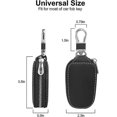thumbnail image 5 of (black) Car Key Case, Pu Leather Key Case, Mini Key Case, Women, Men, 5 of 5