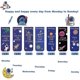 thumbnail image 3 of 28 piezas de marcadores magnéticos con imán. Marcador con temática de cielo estrellado. Imán de astronauta, 3 of 5
