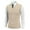 A001-Beige, variant on SAATLERI Mens Vests Casual V Neck Knitted Sleeveless Pullover Sweaters Knitwear Vests Solid Plain Slim Fit All Match Business Tops