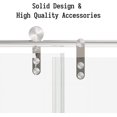thumbnail image 7 of ALAULM Shower Door 56-60" W × 76" H Frameless Glass Shower Door, 5/16" (8mm) Clear Tempered Glass, Slidable Shower Door with Stainless Steel Handle, Noiseless, 7 of 7