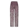 thumbnail image 4 of Puntoco Pantalones casuales largos para hombre Pantalones de pijama a cuadros holgados con estampado de cuadros casuales a la moda para hombre Pantalones largos, 4 of 4