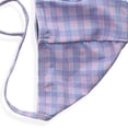 thumbnail image 4 of Staki Girls' One-Piece Swimwear Girls Swimsuit Ruffled Square Neck One Piece Bathing Suit Girls'Swimwear 3T 4T 5T(Purple,5-6 Years), 4 of 7