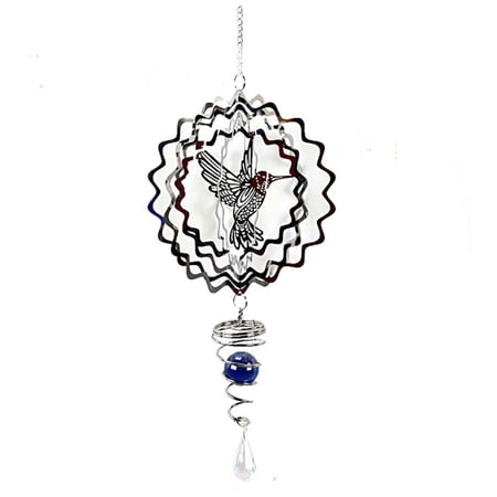 Indoor Outdoor Courtyard Decoration 3D Hollow Out Wind Catchers Wind Chime Hanging Ornament Wind Spinner STYLE 1