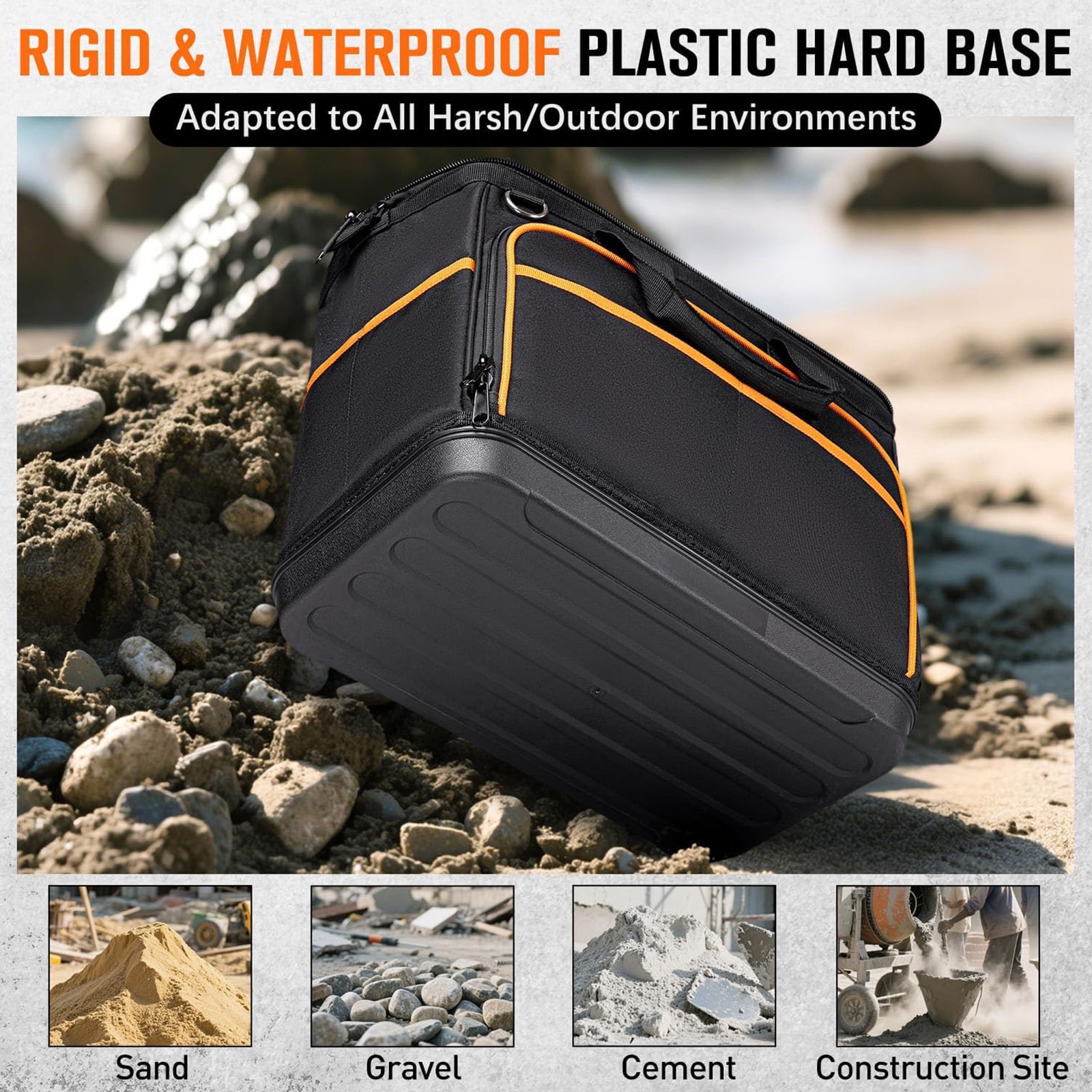 17inch Tool Bag Pouches Heavy Duty Tools Utility Pouches Multipurpose Storage Organization Storage Bags for Screwdriver