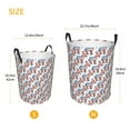 thumbnail image 2 of Lsque Donkey pattern Laundry Hamper Basket, Tall Woven Rope Hamper Basket for Clothes, Lightweight Storage Basket, Collapsible Waterproof-Small, 2 of 8