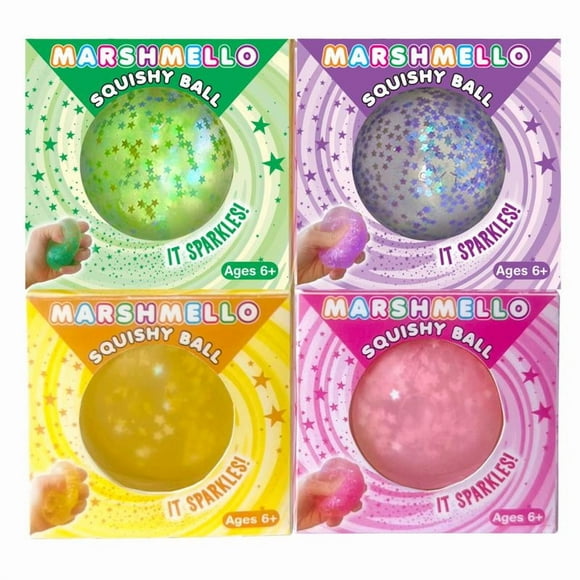 SQUISH BALL SPRKL 6+YR(Pack of 1)