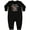 AB-Black, variant on My Aunt Graduated and I'm Super Proud Baby Fleece Romper