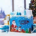 thumbnail image 4 of COCOBELA 8 Pack Christmas Large Gift Bags with Handles, Non-Woven Tote Bags for Wrapping Xmas Party Favors, 12.8"x9.8"x6.7, 4 of 9