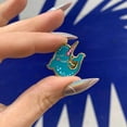 thumbnail image 2 of Enamel Pin and Card for Lapel, Backpack, Purse, Lanyard, Jacket (Strange Wonderful Narwhal), 2 of 7
