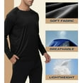 thumbnail image 2 of Long Sleeve Shirts for Men - Quick Dry Moisture Wicking UV Sun Protection T-Shirts for Fishing Workout Swim, 2 of 5