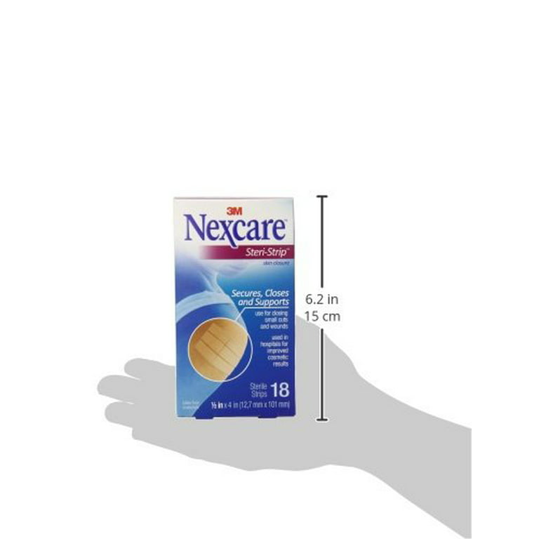 Nexcare Steri-Strip Skin Closure 1/2 X 4 Inches, 18 Count