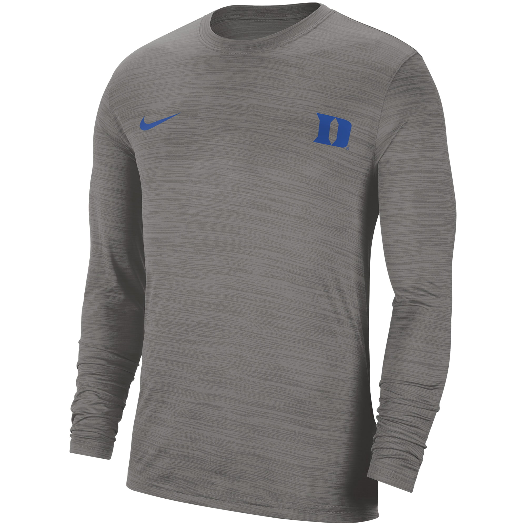 Nike Heathered Gray Duke Blue Devils Velocity Legend Performance Long Sleeve T-Shirt - Walmart.com