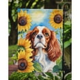 thumbnail image 3 of Cavalier Spaniel in Sunflowers Garden Flag 11.25 in x 15.5 in, 3 of 5