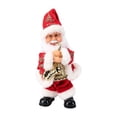 Saxophone Geometry TTJ Animated Dancing Santa Figurine with Saxophone Musical Doll ...