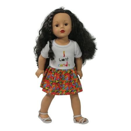 Dream Big Wholesale Doll Clothes Ari And Friends I Want Candy Dress