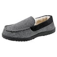 thumbnail image 1 of URBAN FOX - Camden Suede Slippers Mens | Comfortable House and Outdoor Slippers | Slip-On Slippers for Men Dark Grey XL (13-14), 1 of 7