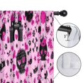 thumbnail image 4 of Blackout Kids Curtains,Pink Halloween Fantasy Pattern Childrens Insulated Curtains Set Of 2,Bedroom Essentials,Toddler Room Decor 42"x84", 4 of 5