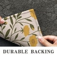 thumbnail image 6 of Yellow Green Leaf Flower Pattern Door Rugs,Washable Non Slip Door Mats Indoor,Decorative Door Mats,Entry Mat Indoor for Entrance,Bedroom,Kitchen,Bathroom,20"x32", 6 of 6