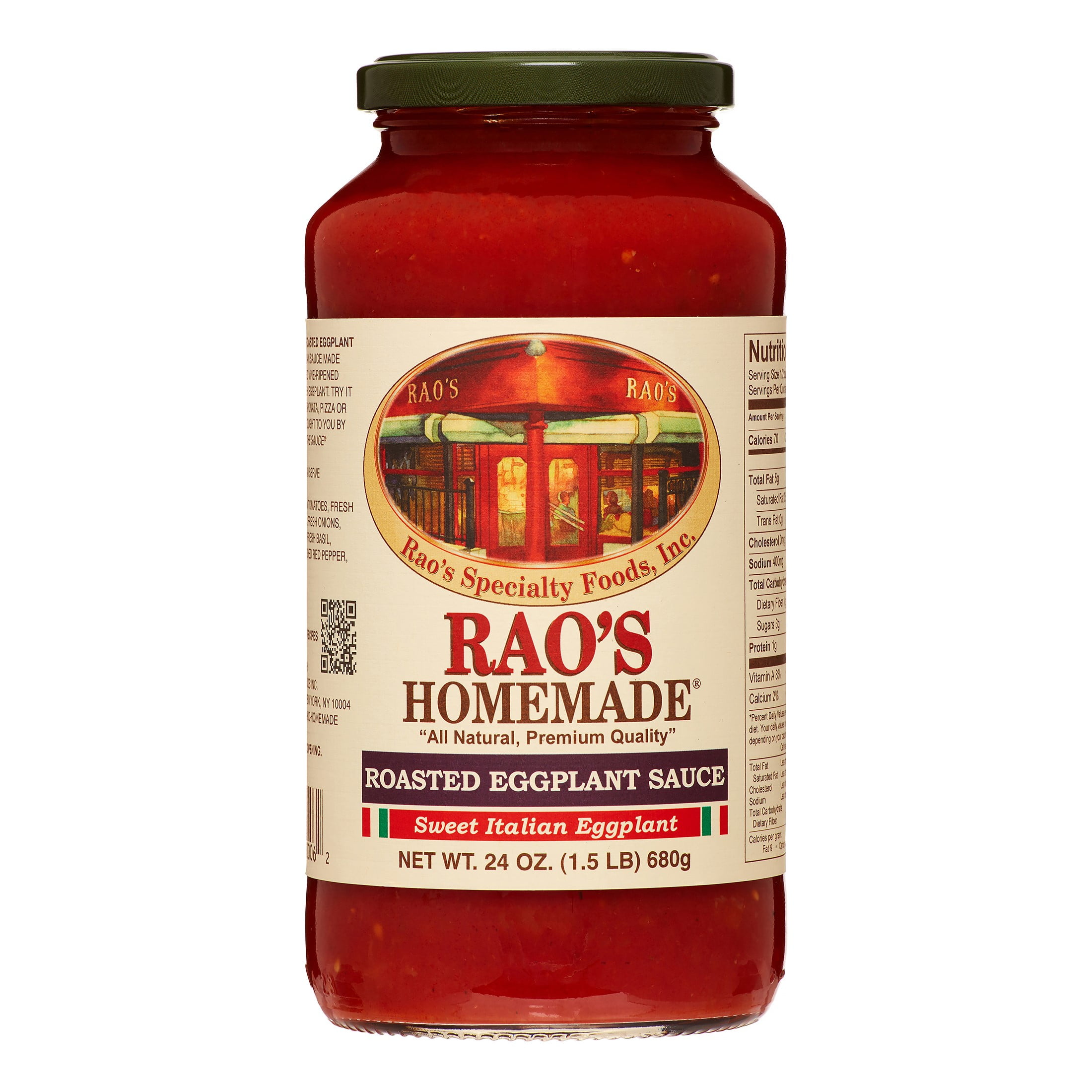 Rao's Homemade Pasta Sauce, Roasted Eggplant, 24 Oz