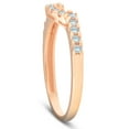 thumbnail image 3 of Pompeii 1/4ct Diamond Notched Guard Ring Enhancer 14K Rose Gold (I/J,I2-I3), 3 of 4