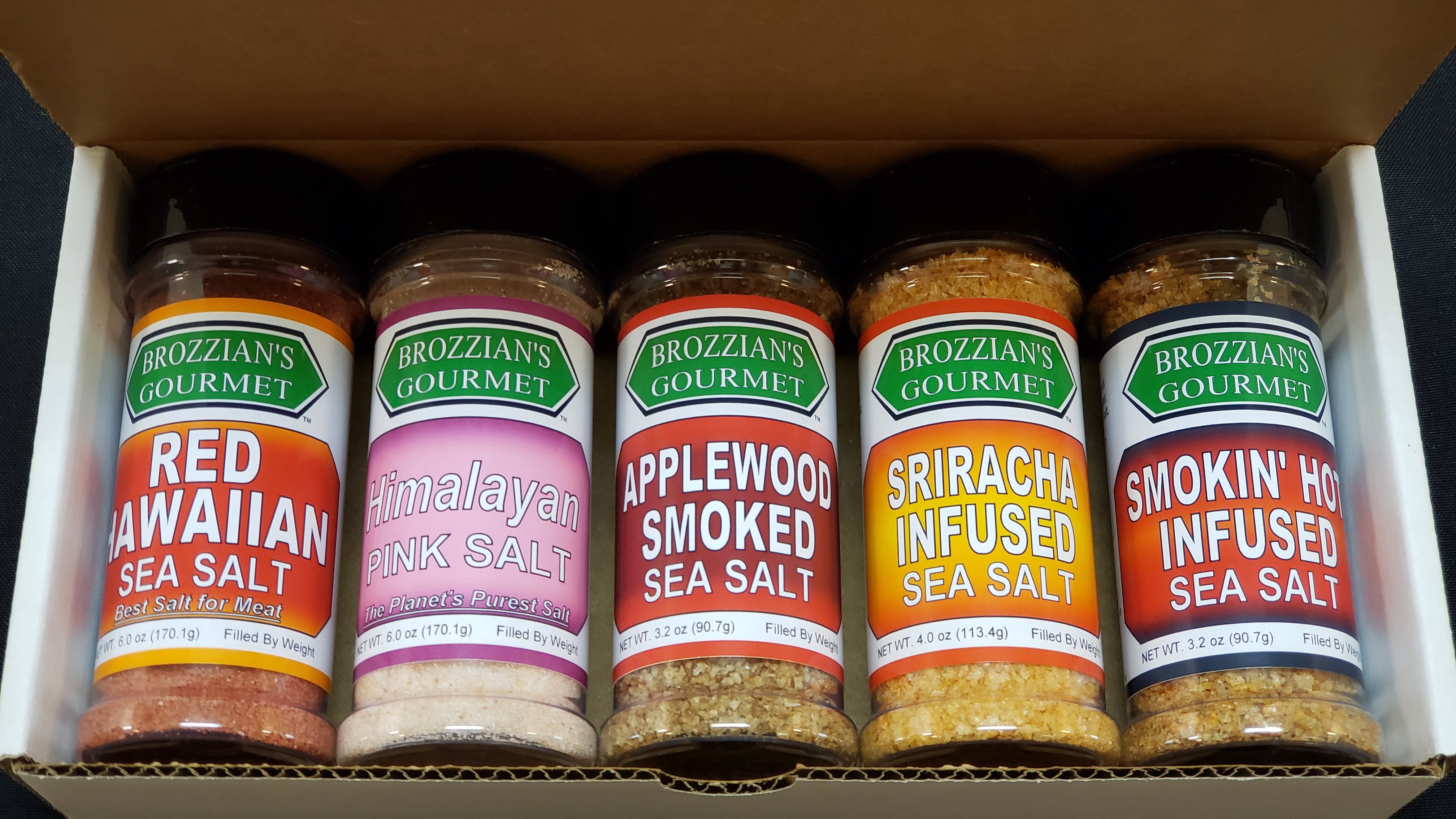Brozzian's Gourmet - Gourmet Salt Variety 5 Pack - Salt Enthusiast