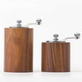 thumbnail image 4 of Wozhuo Vintage Wood Pepper Mill Adjustable Ceramic Grinder Refillable Spice Grinder, 4 of 7