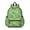 Dinosaur and Cloud Green Pattern, variant on DarkBlue Cartoon Dinosaurs Yellow Triangles Cute School Backpack with Padded Back and Adjustable Shoulder Straps 13.4"x11"x4.7"