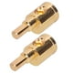 thumbnail image 4 of Conector de Terminal reductor de cable 0GA, cobre puro, chapado en oro, para modificación de amplificador de Audio de coche, 2 uds., 4 of 12