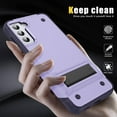 thumbnail image 4 of Samsung Galaxy S21 Plus 5G Case Military Shockproof Magnetic Kickstand Cell Phone Cover Protective with Upgrade Hard PC & Premium Soft TPU Kickstand for Galaxy S21 Plus 6.7 inch Purple, 4 of 14