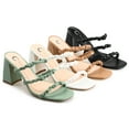 thumbnail image 4 of Journee Collection Womens Reagaan Tru Comfort Foam Open Square Toe Block Heel Sandals, 4 of 6