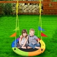 thumbnail image 6 of GVDV 40" Saucer Swing 750Lb Capacity, Waterproof Oxford Tree Swing for Kids Gift, Indoor and Outdoor Use in Backyard or Playground, 6 of 9