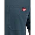 thumbnail image 5 of Wrangler Workwear Men's Short Sleeve Performance Tee, Sizes S-5XL (Regular and Big & Tall), 5 of 7