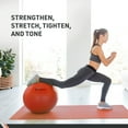 thumbnail image 4 of Body Sport Teal Fitness Ball (85 cm), Pump & Exercise Guide Included, 4 of 8