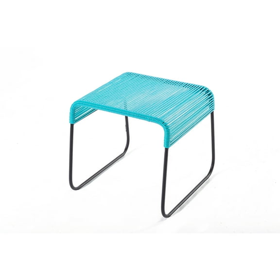 La Silla Acapulco Grapa Small Stool Cyan