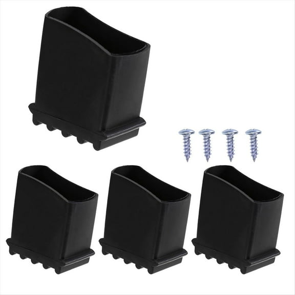 Rollbacks & More 4 Pcs Household Ladder Foot Cover Rubber Feet Chairs Telescoping Extension Pads for Step Ladders