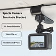 thumbnail image 4 of Sun Visor Camera Mount, Car Sun Visor Mount 1/4 Inch Interface Anti Scractch  for Smartphone, 4 of 8