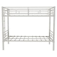 thumbnail image 7 of Alvantor Metal Bunk Bed Twin over Twin for Kids, Convertible 2 Beds, Heavy Duty Bed Frame with Under-Bed Storage for Bedroom Silver, 7 of 7